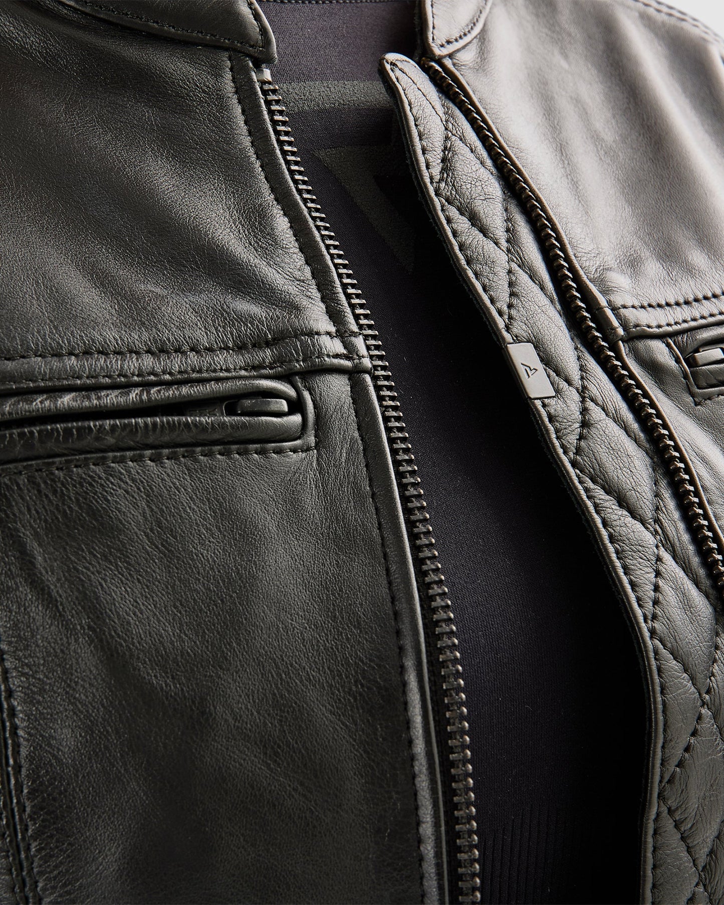 Hunter II Damen Lederjacke Schwarz