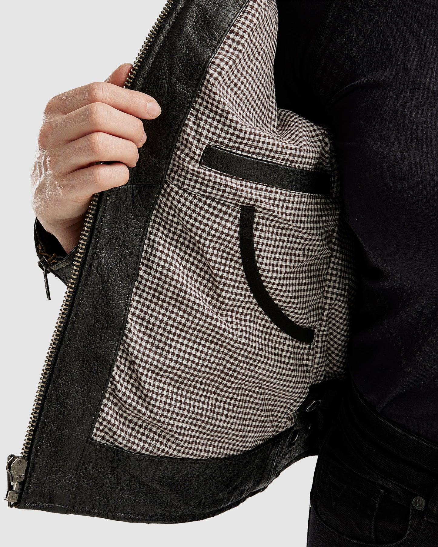 Hunter II Damen Lederjacke Vintage Braun