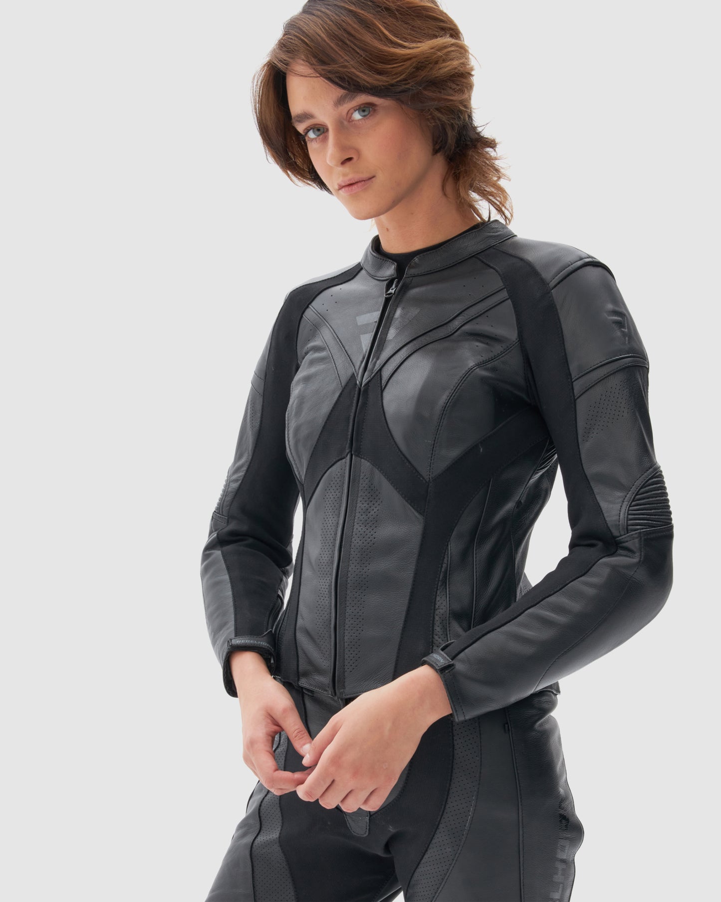 Rebel Damen Motorradjacke Schwarz