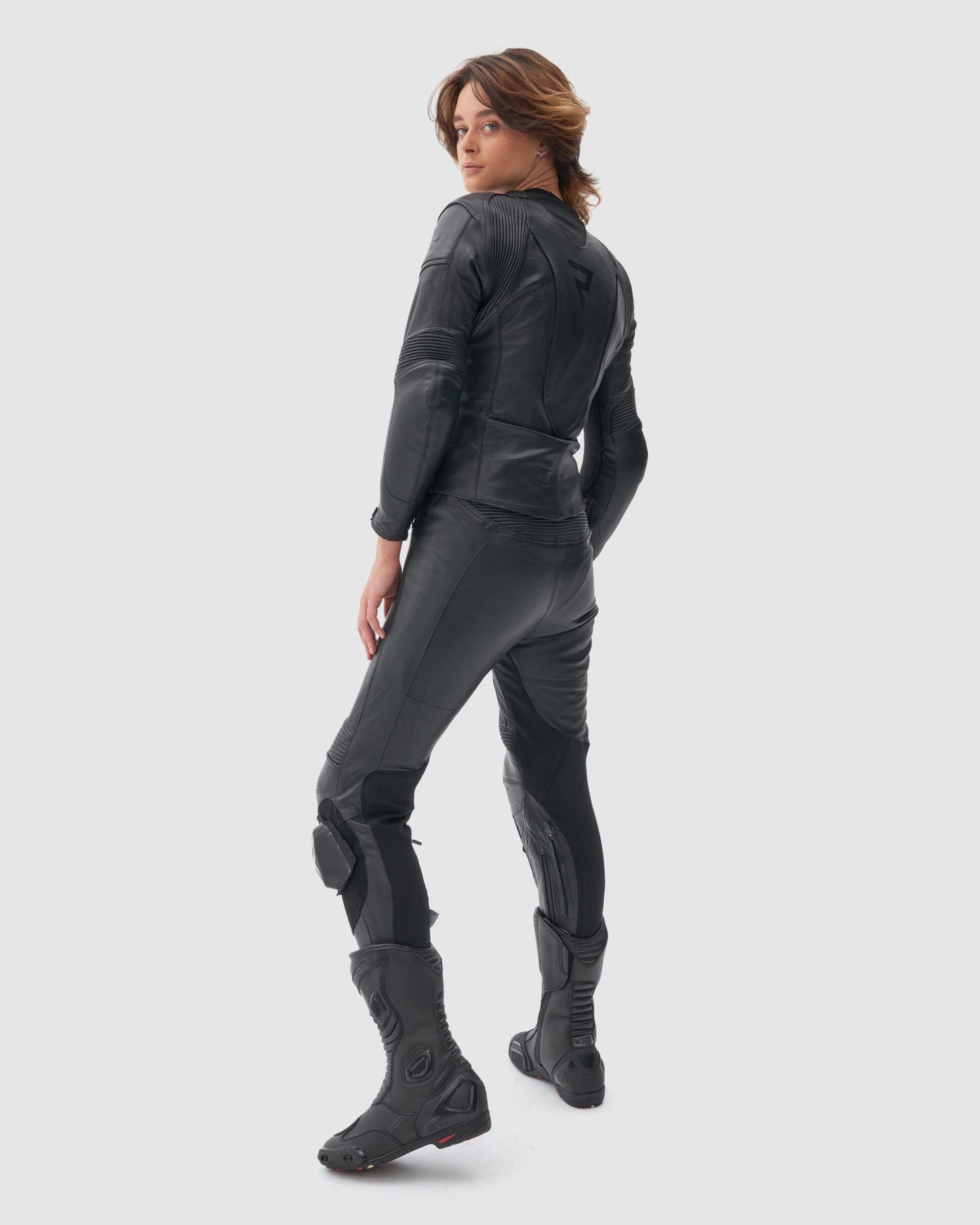 Rebel Damen Motorradjacke Schwarz