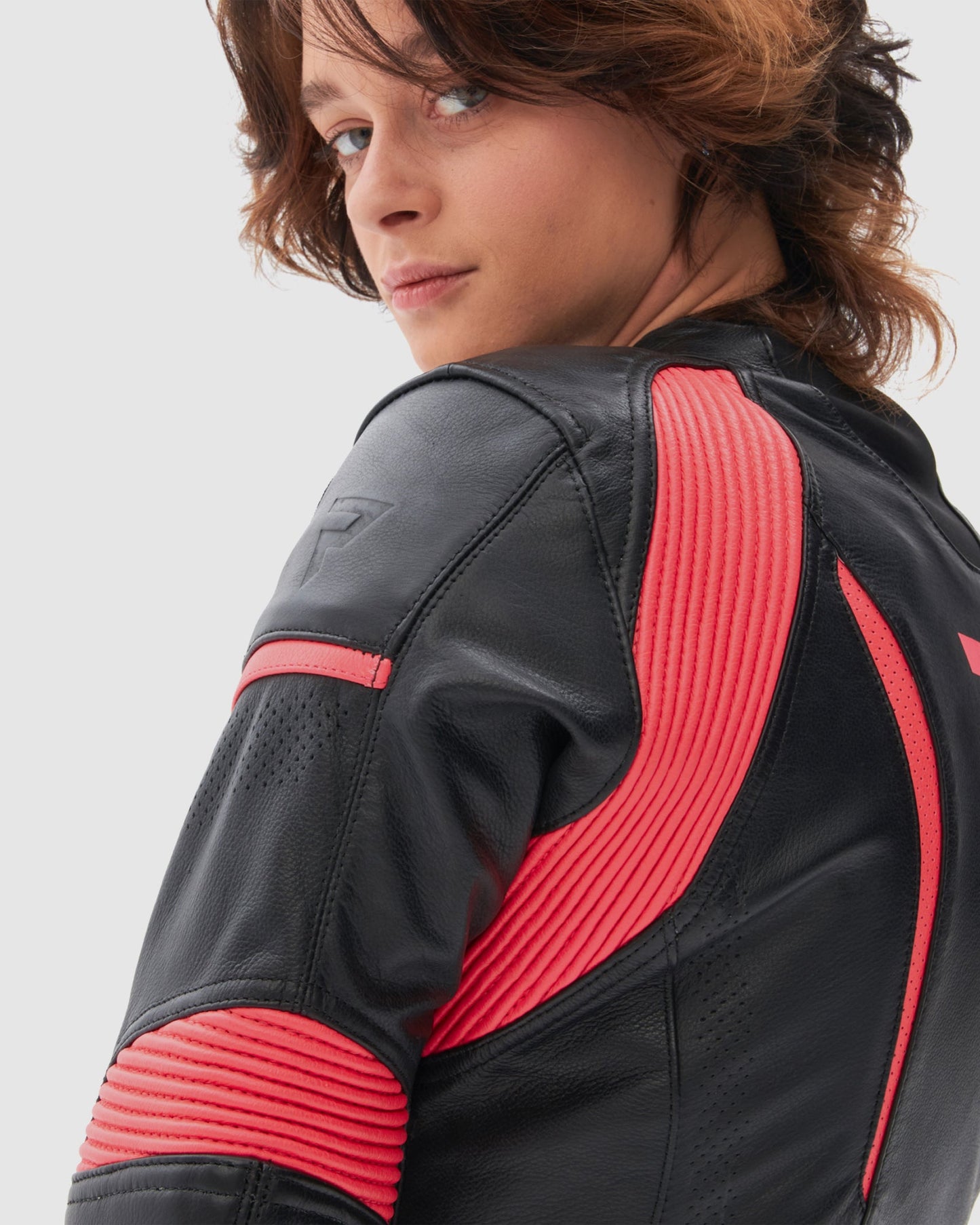 Rebel Damen Motorradjacke Rosa