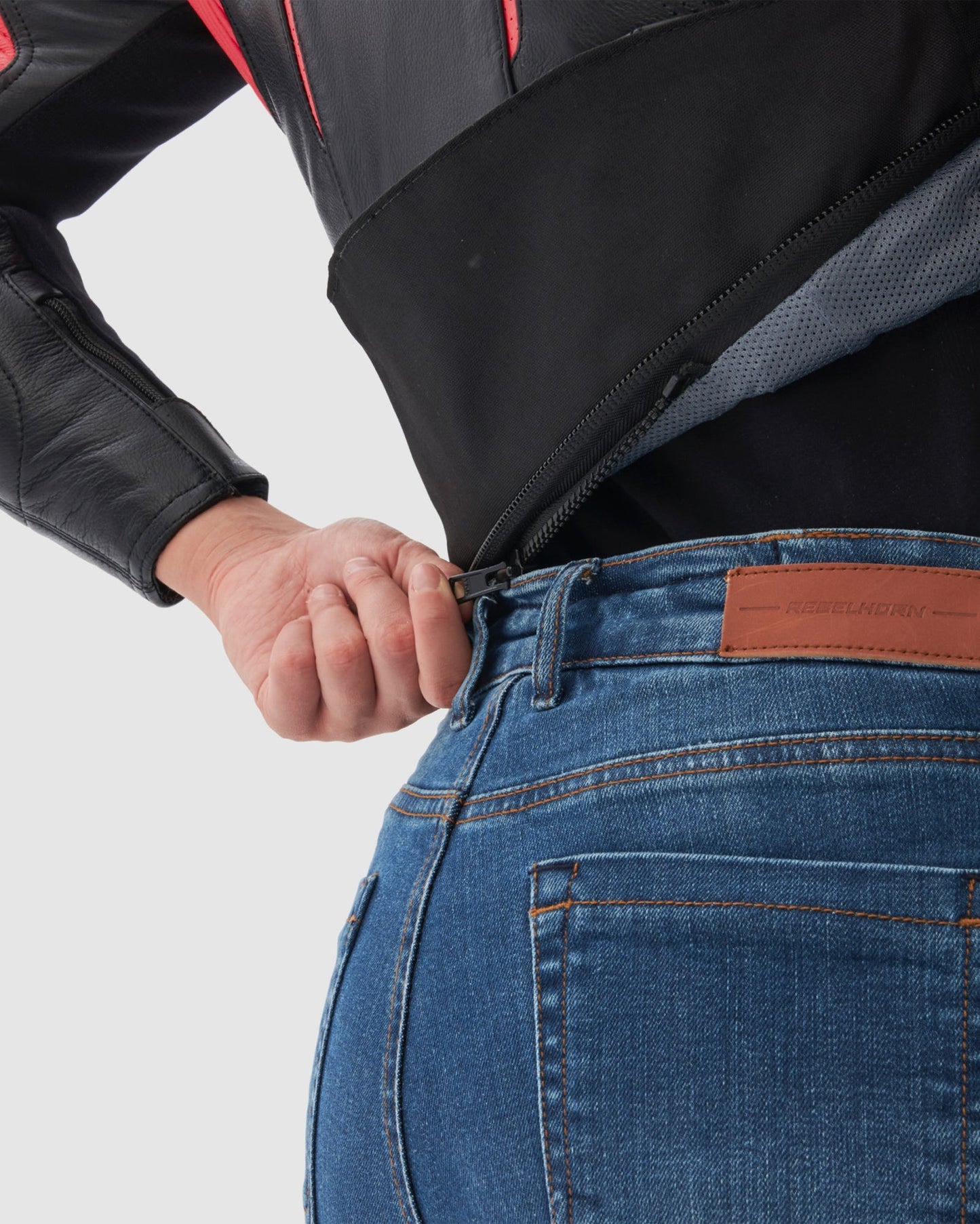 Rebel Damen Motorradjacke Rosa