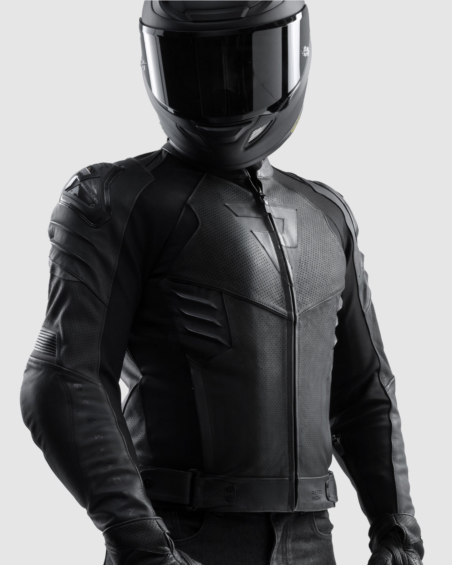 Vandal 2 Motorrad Lederjacke Schwarz