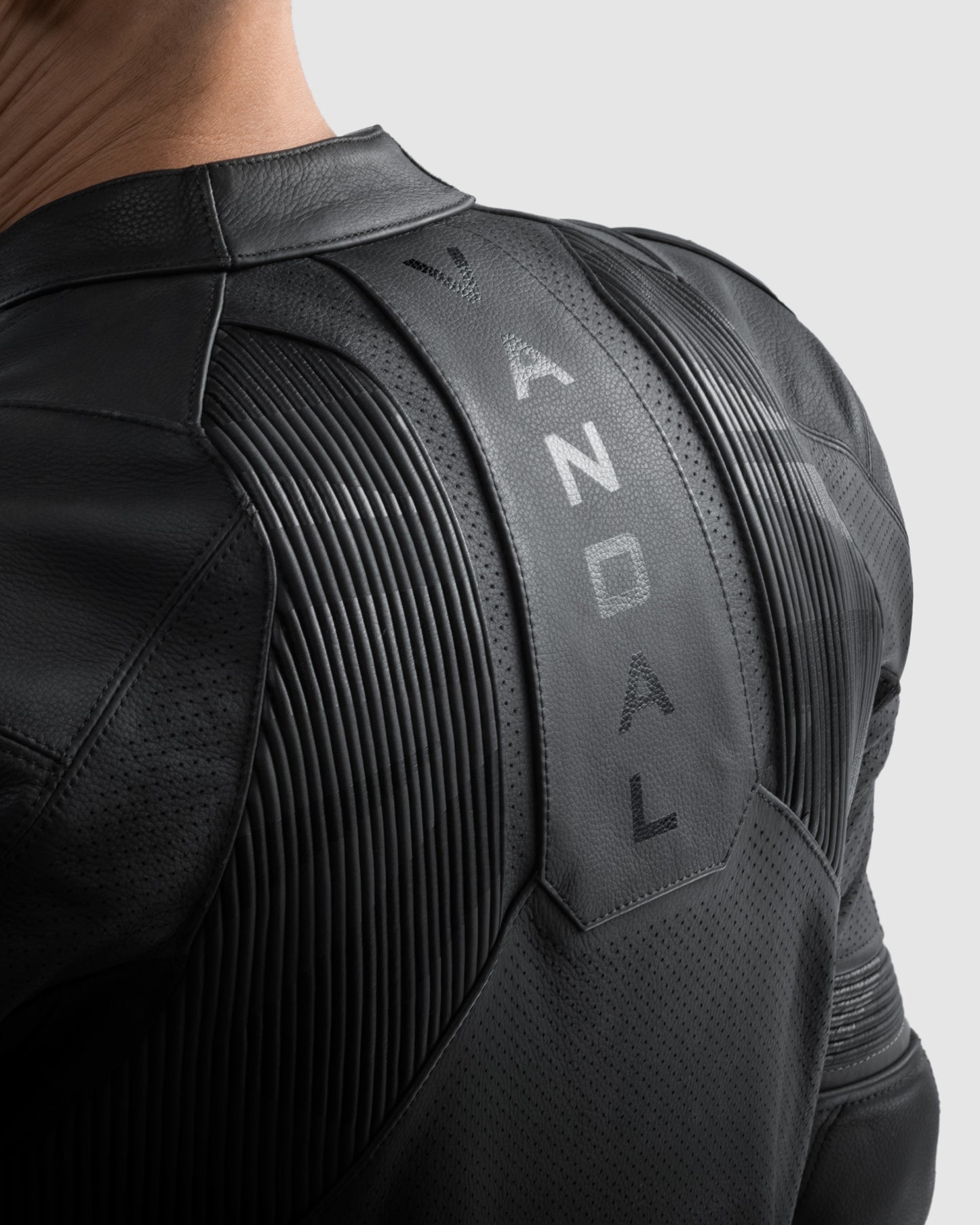 Vandal 2 Motorrad Lederjacke Schwarz