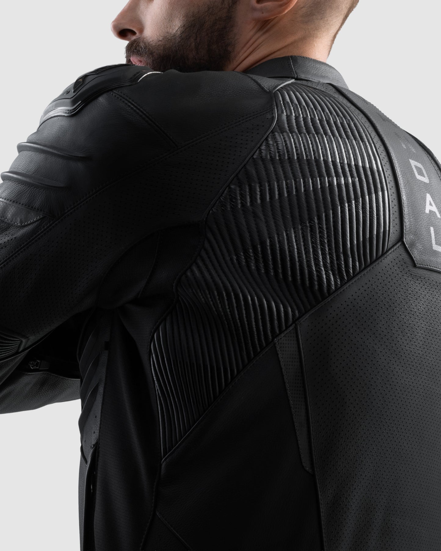 Vandal 2 Motorrad Lederjacke Schwarz