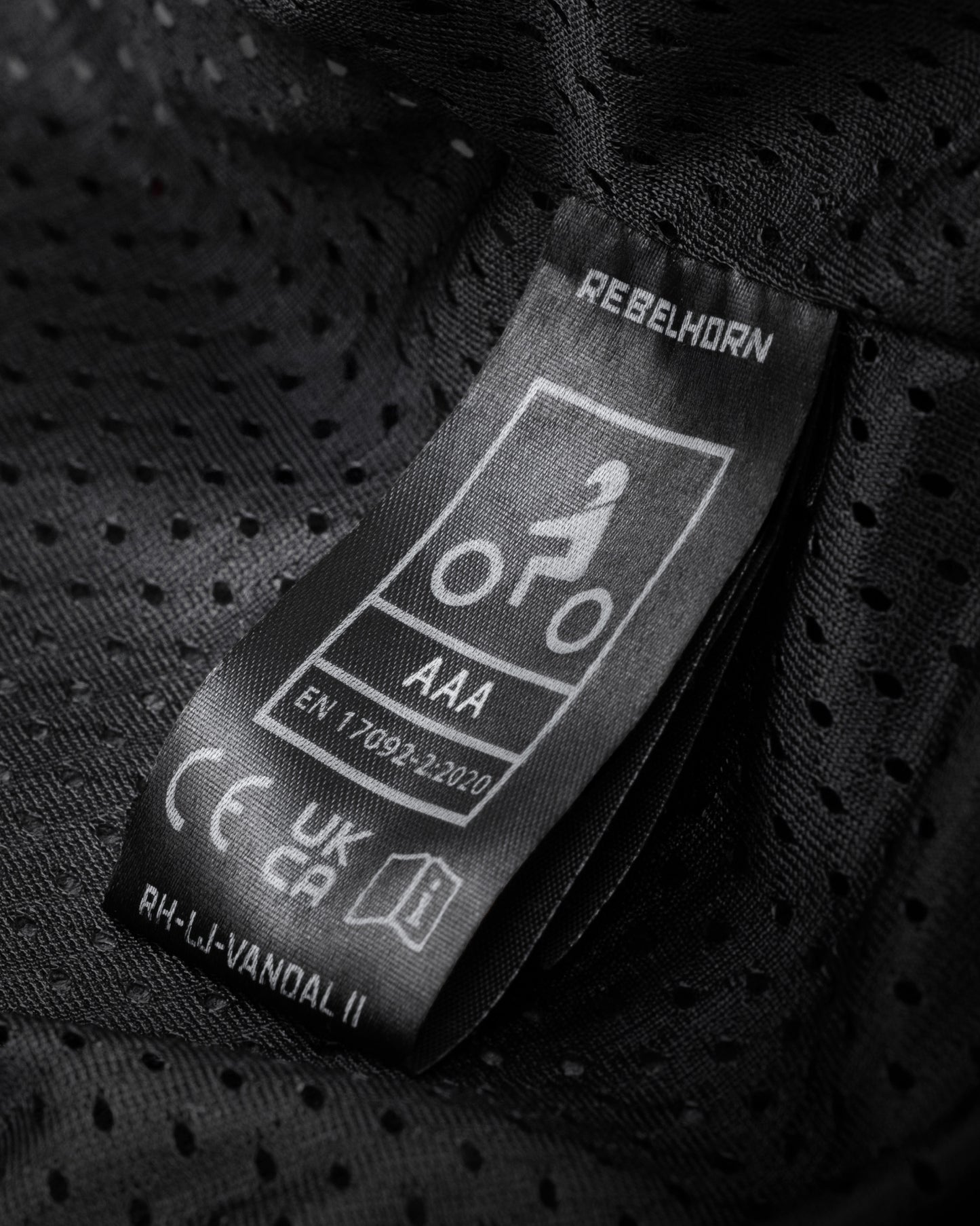 Vandal 2 Motorrad Lederjacke Schwarz
