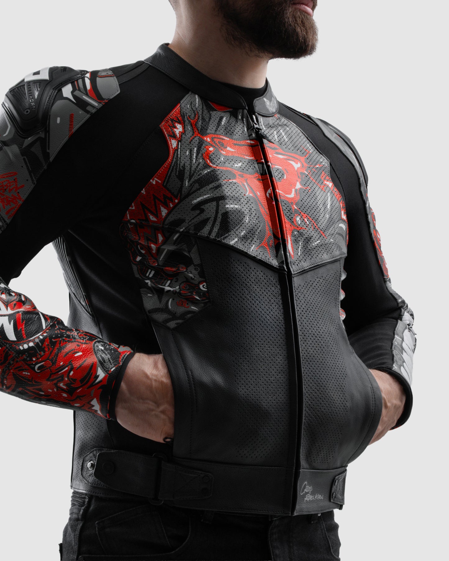 Vandal 2 Motorrad Lederjacke Cruze