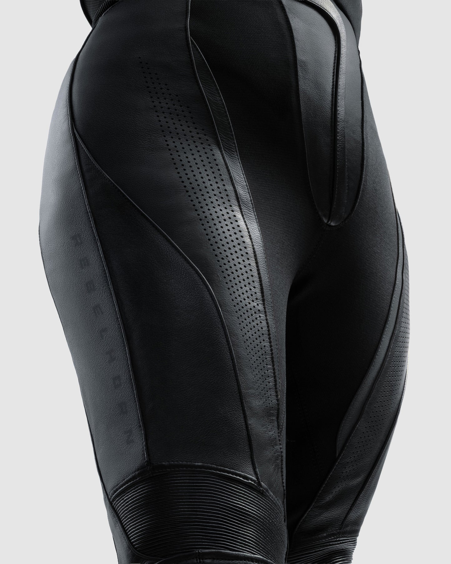 Diva Motorradhose Damen Schwarz Long Leg