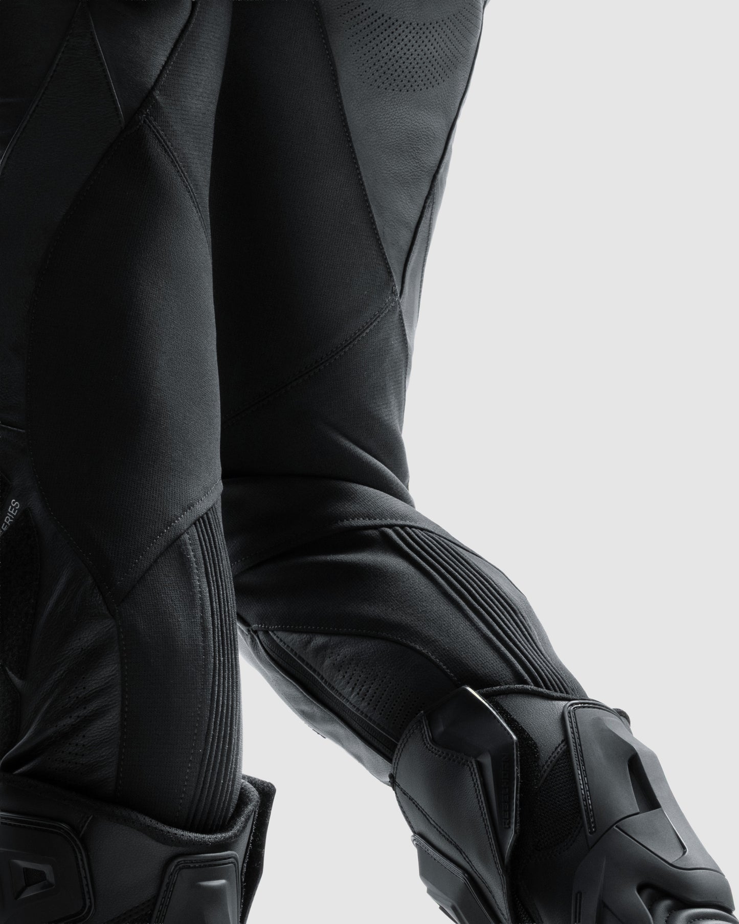 Diva Motorradhose Damen Schwarz Long Leg