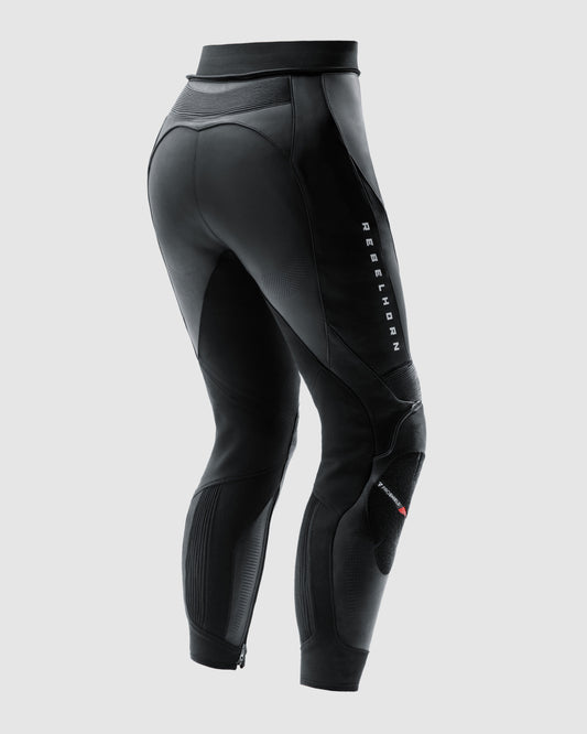 Diva Motorradhose Damen Rot
