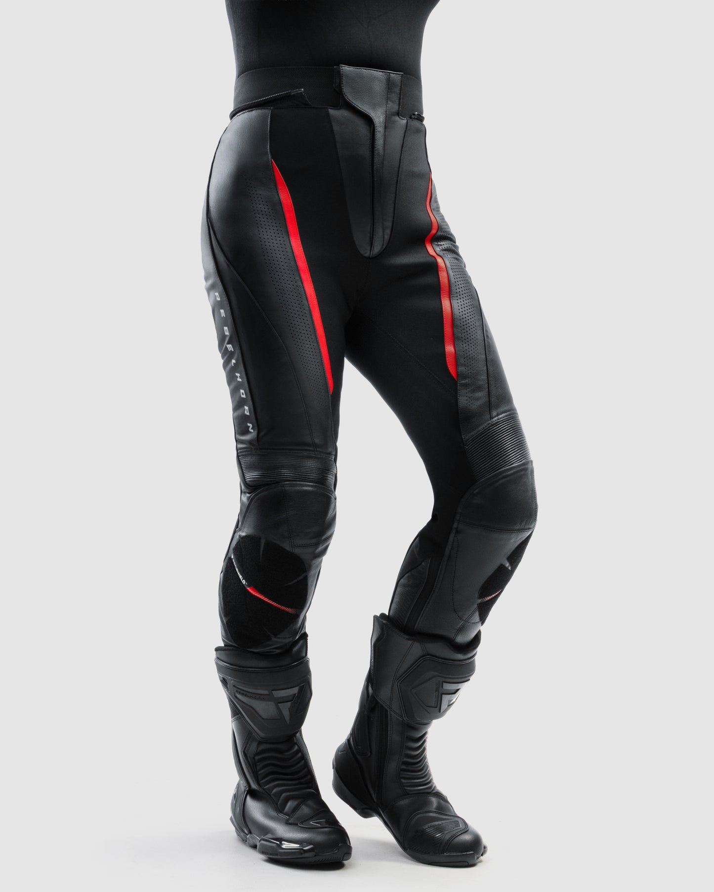 Diva Motorradhose Damen Rot