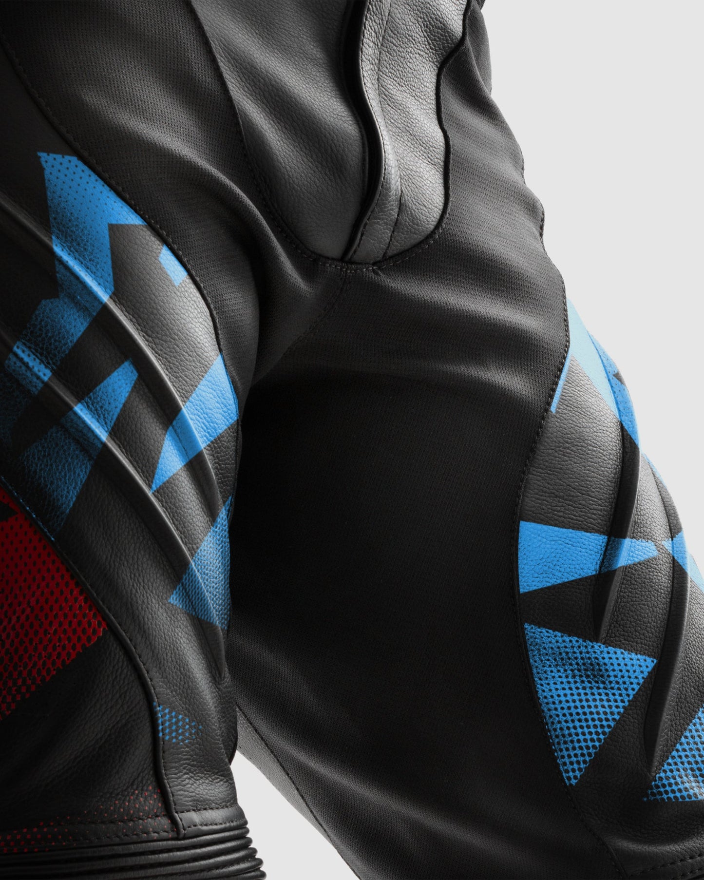 Inferno Motorradhose Blau Rot