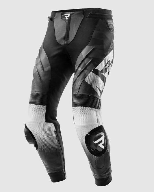 Inferno Motorradhose Schwarz Weiß