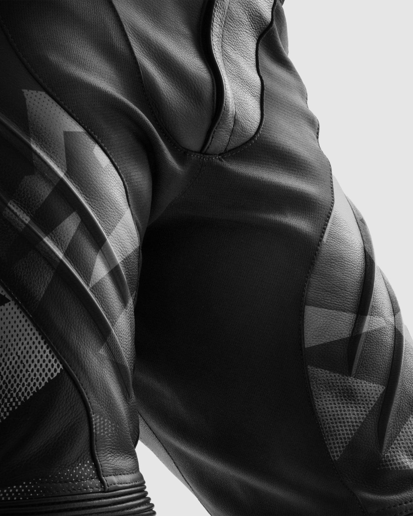 Inferno Motorradhose Schwarz Weiß