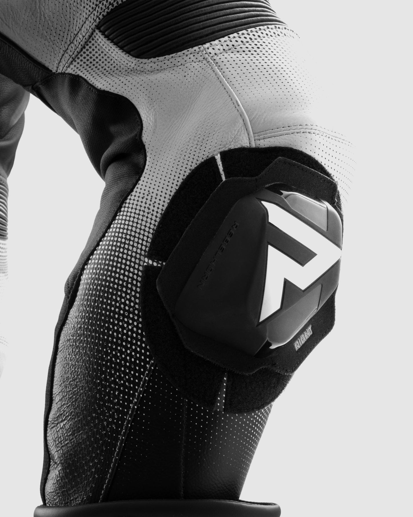 Inferno Motorradhose Schwarz Weiß