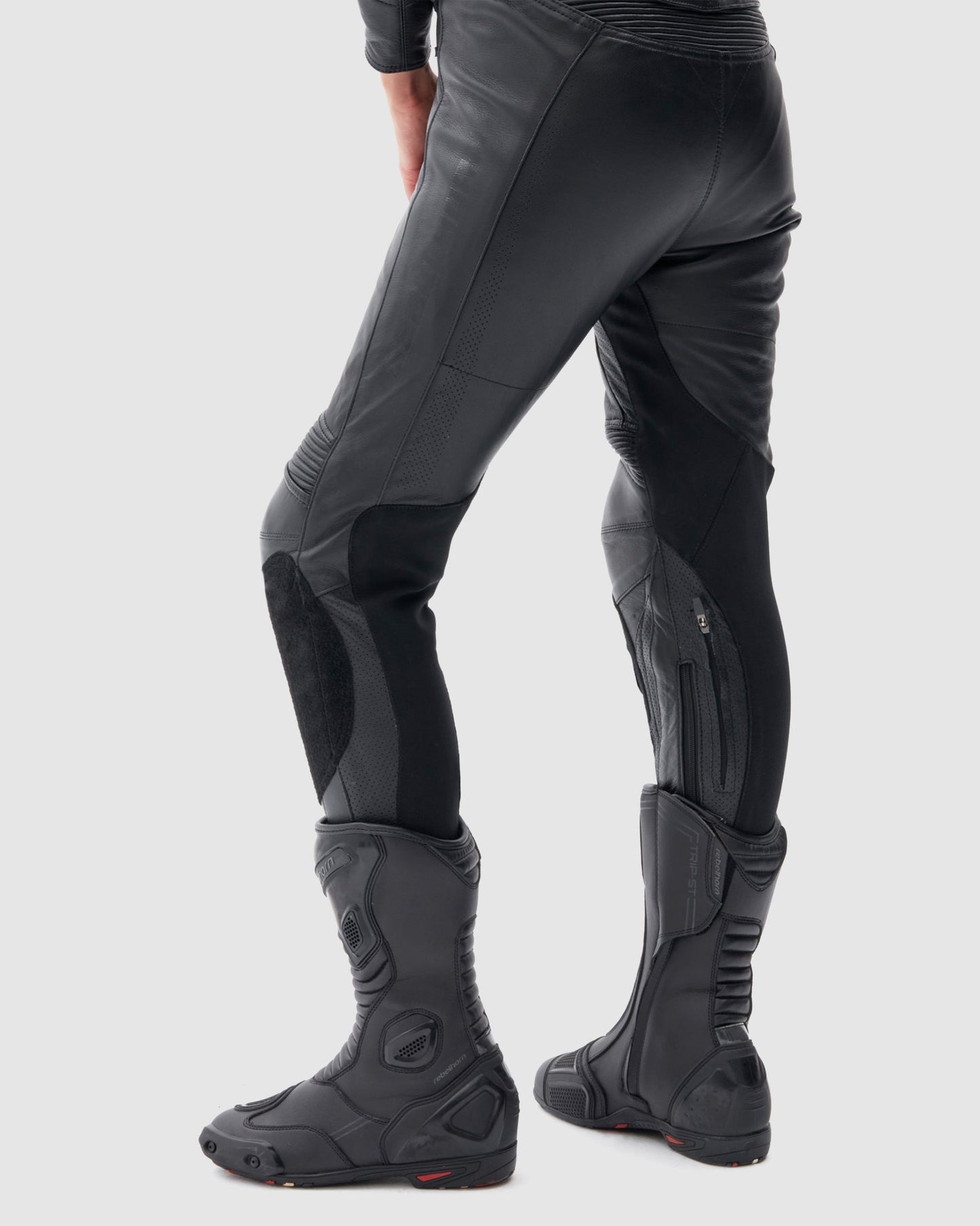Rebel Damen Motorradhose Schwarz