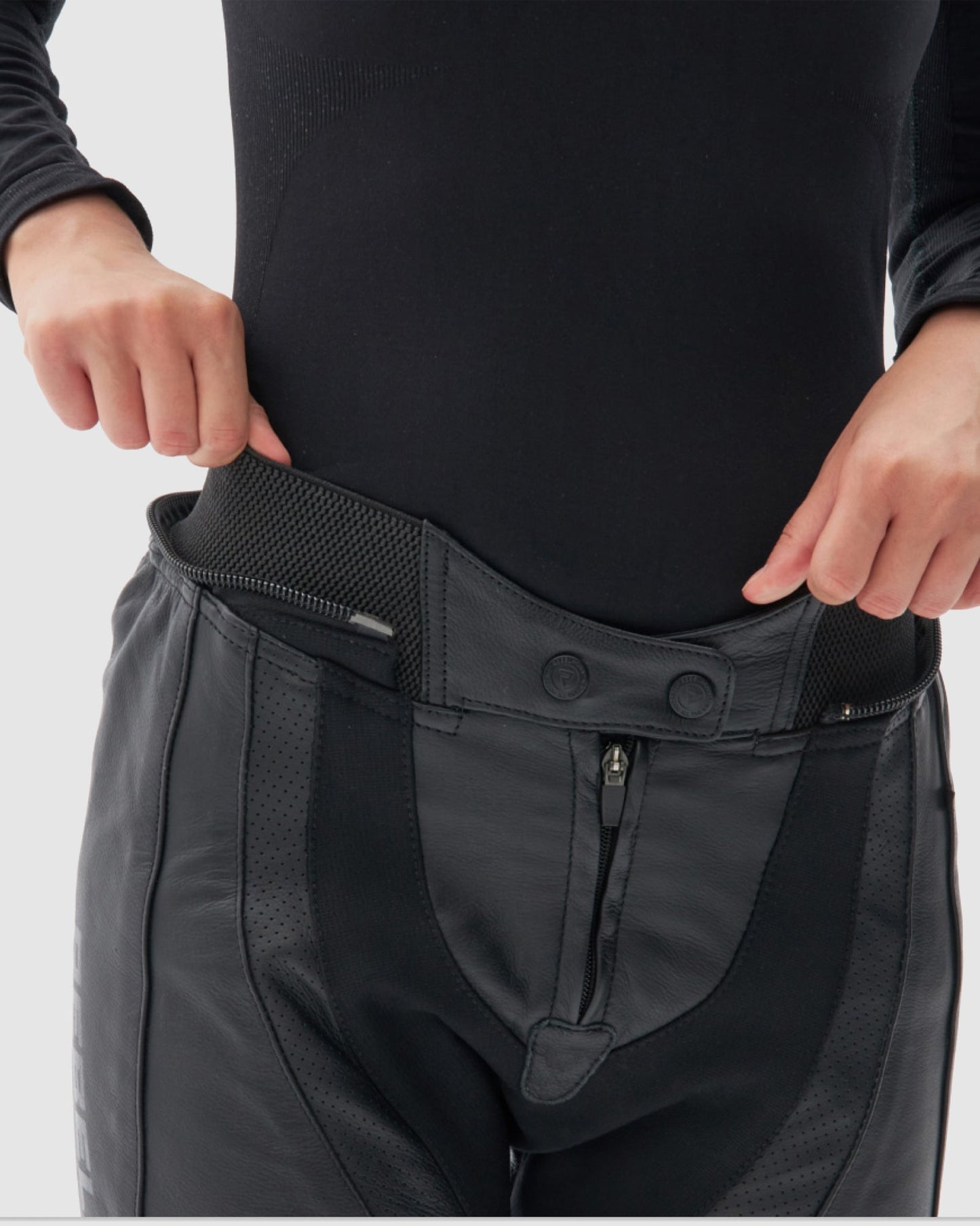 Rebel Damen Motorradhose Schwarz