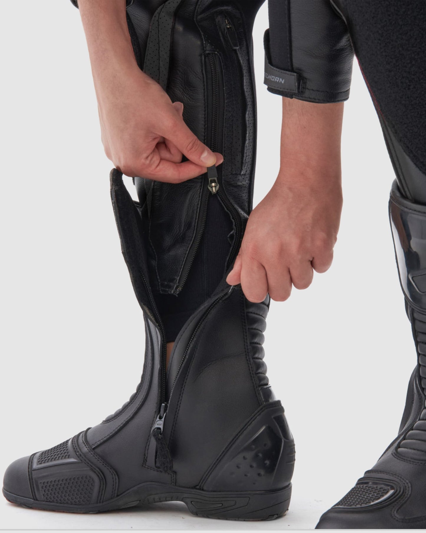 Rebel Damen Motorradhose Schwarz