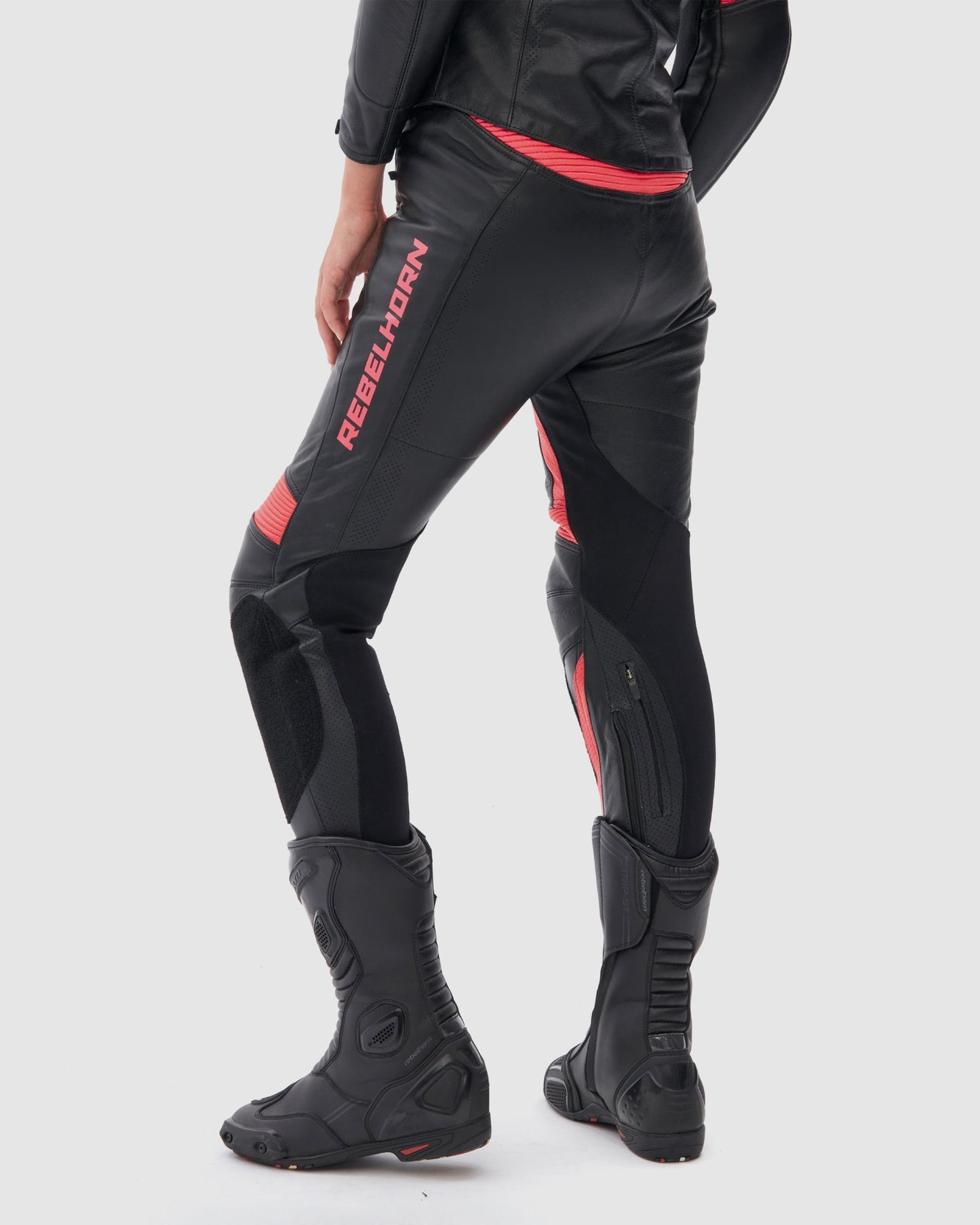 Rebel Damen Motorradhose Rosa