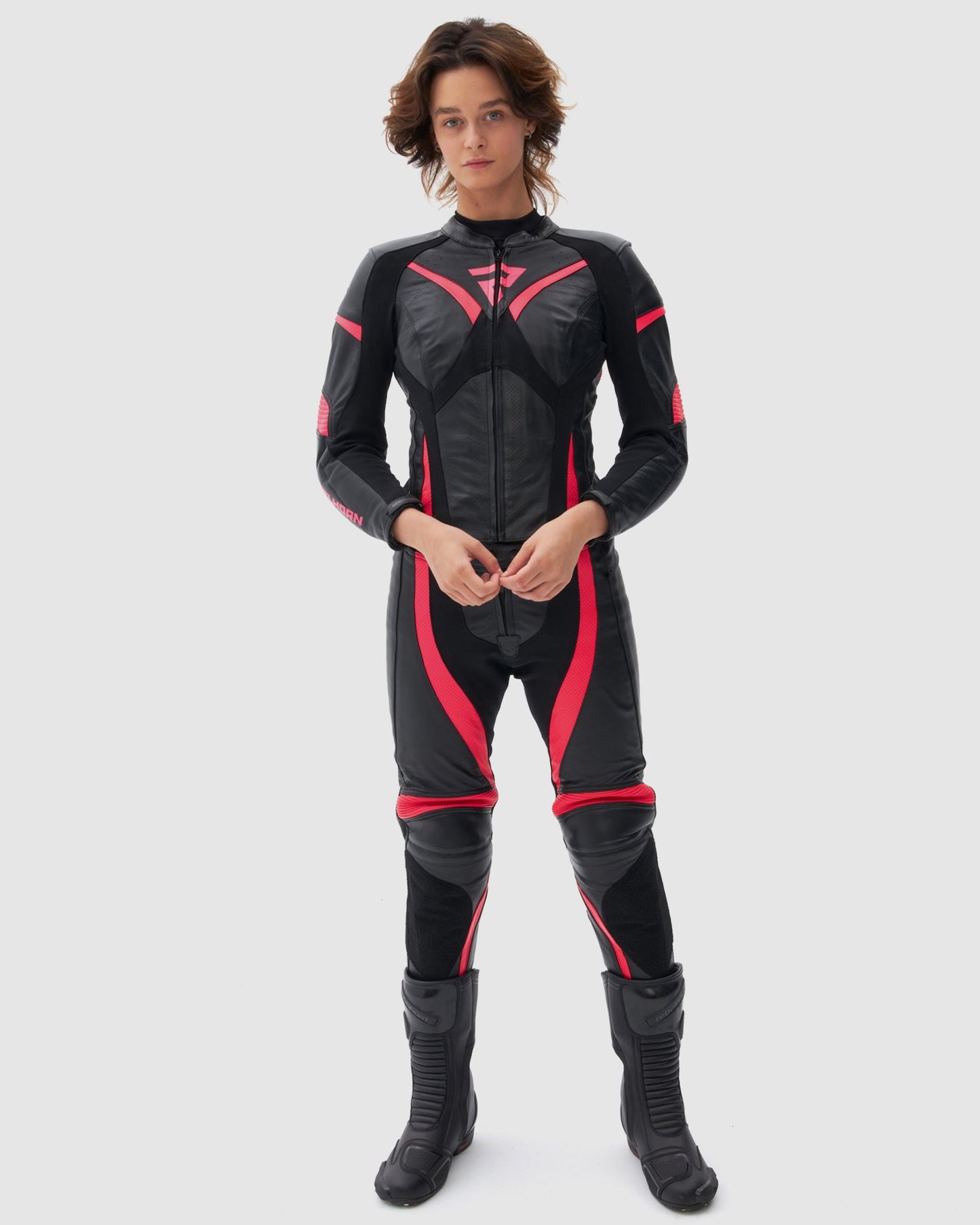 Rebel Damen Motorradhose Rosa