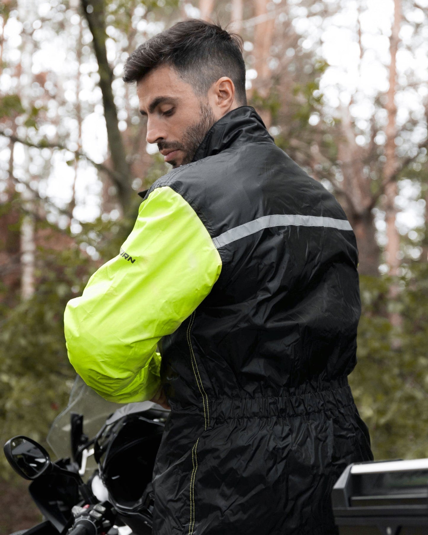 Rain 2-teiliger Regenanzug Neongelb