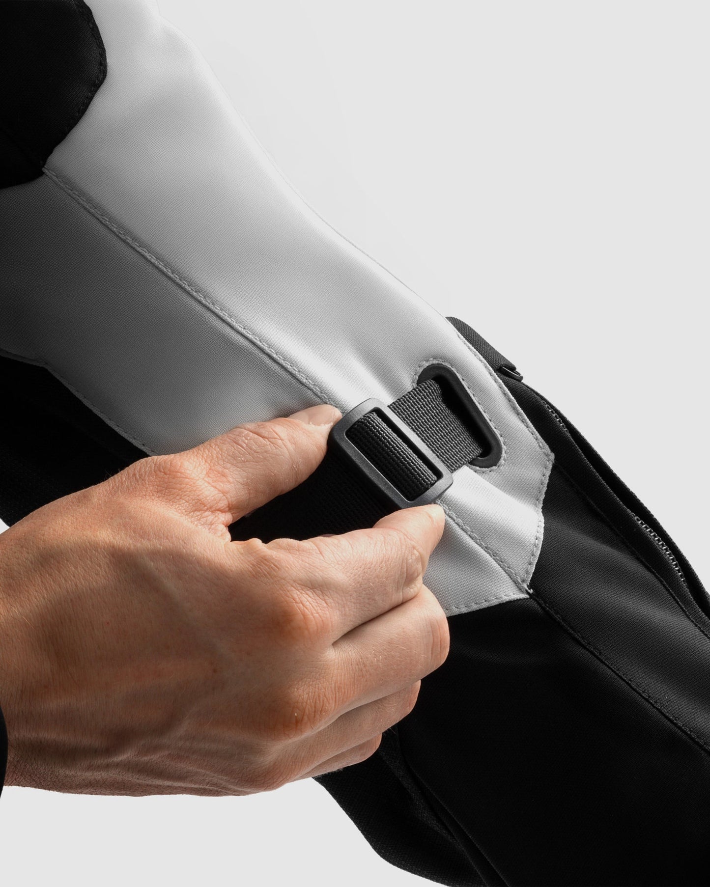 Borg II Motorradjacke Schwarz Grau Fluo Gelb