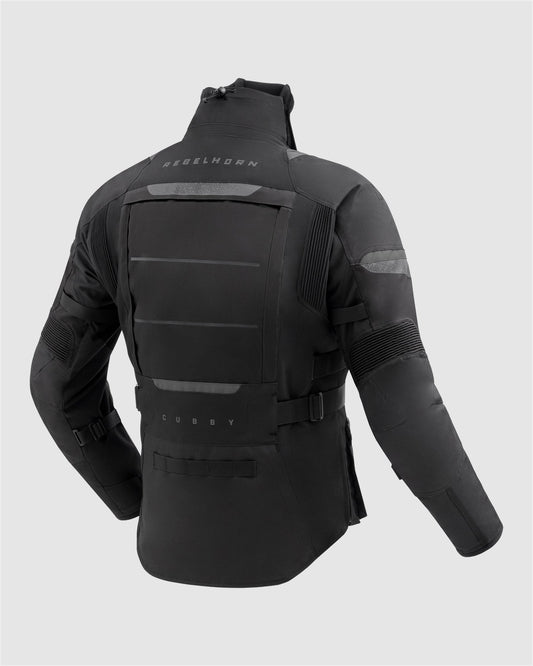 Cubby V Motorradjacke Schwarz