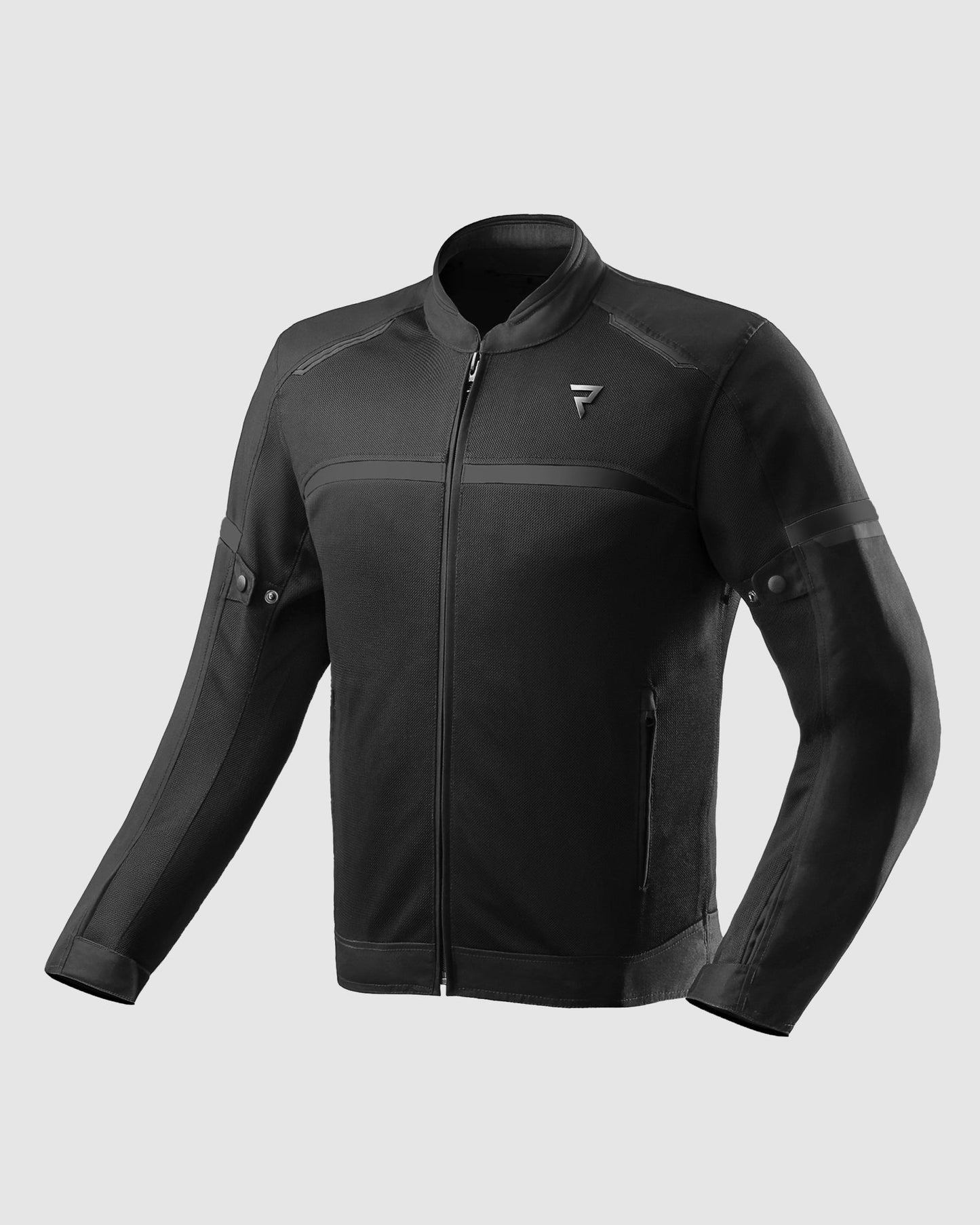 Echo Motorradjacke Schwarz