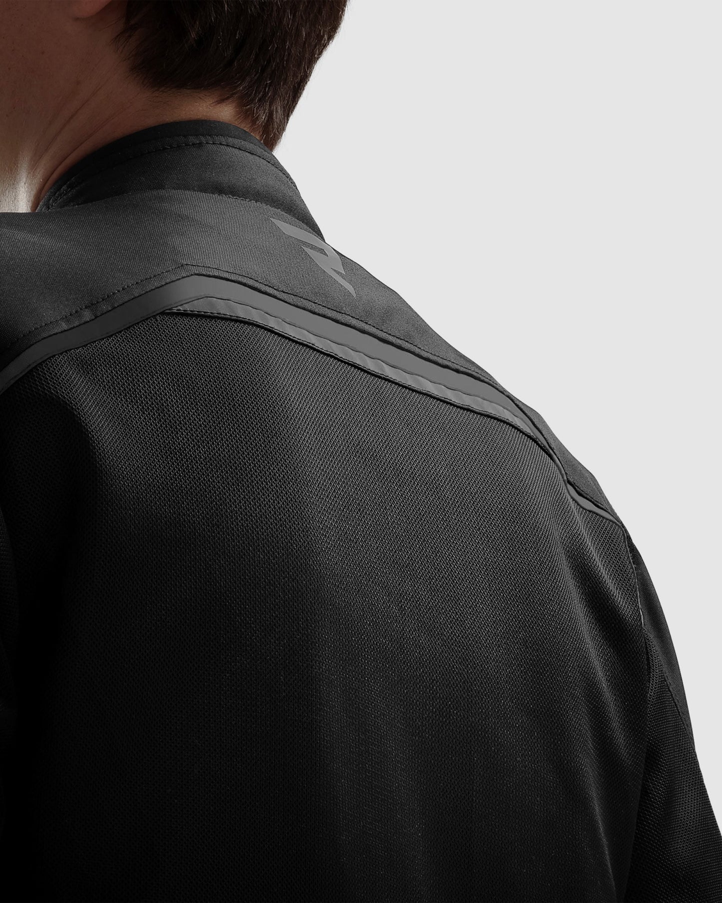 Echo Motorradjacke Schwarz