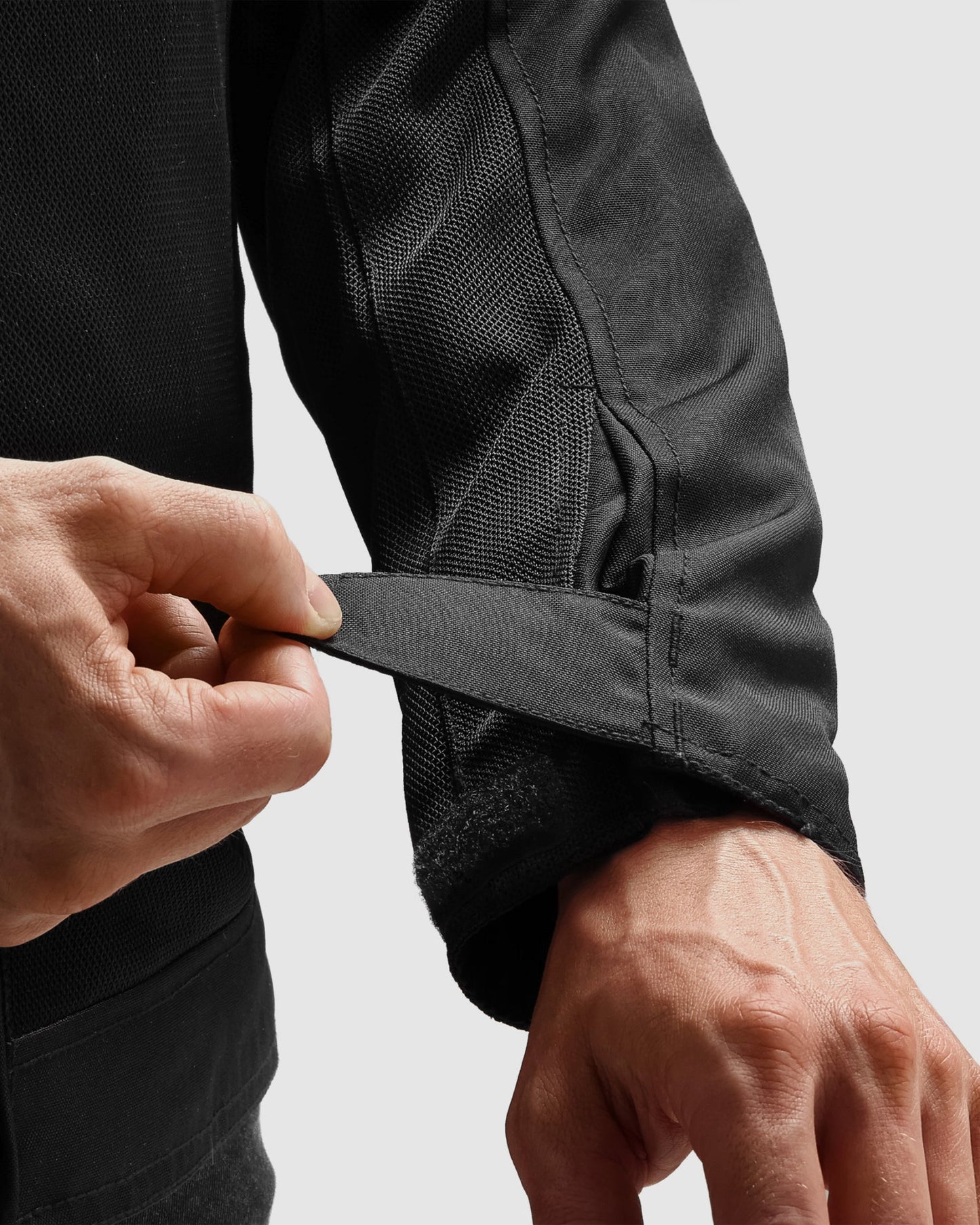 Echo Motorradjacke Schwarz