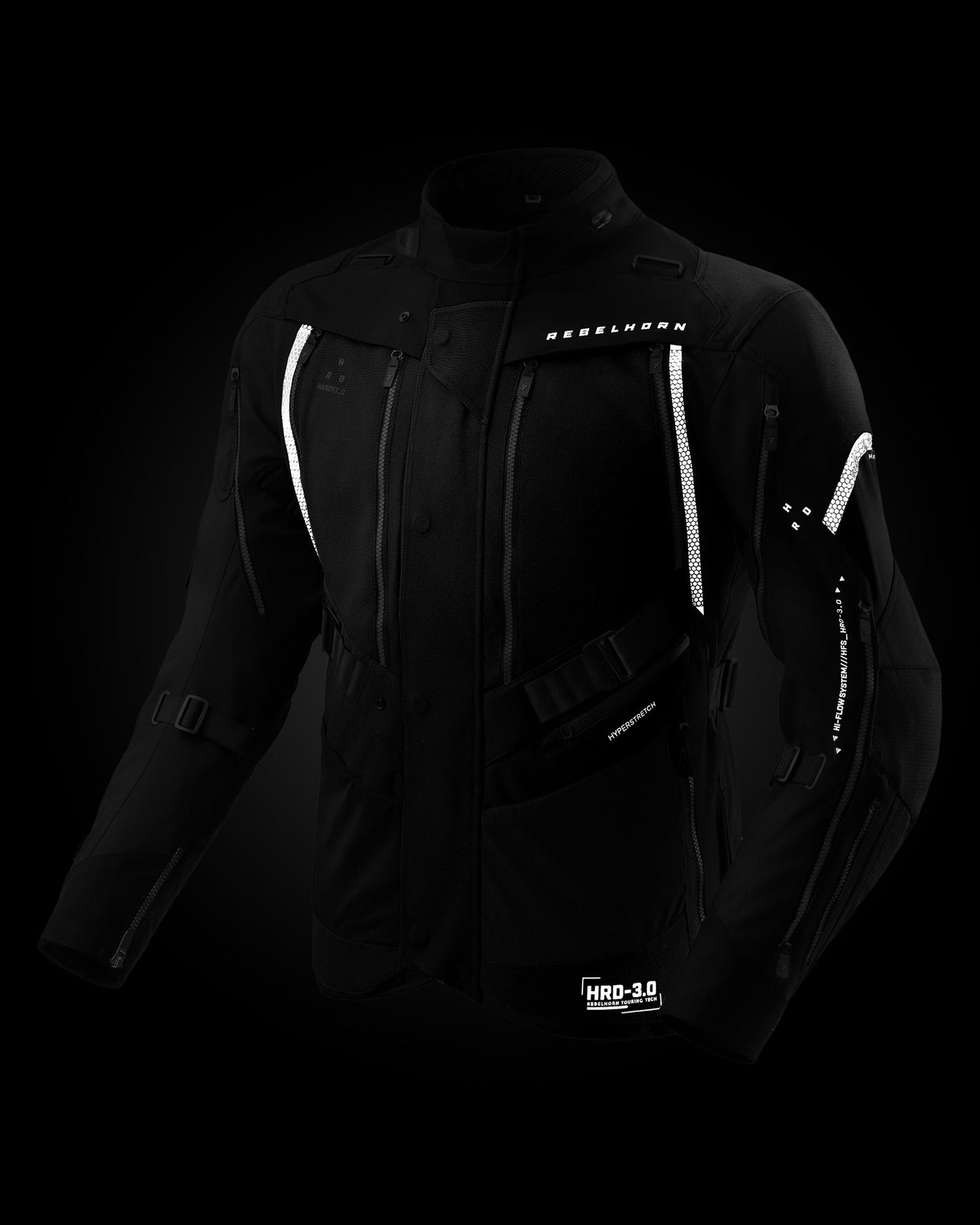 Hardy 3.0 Motorradjacke Schwarz