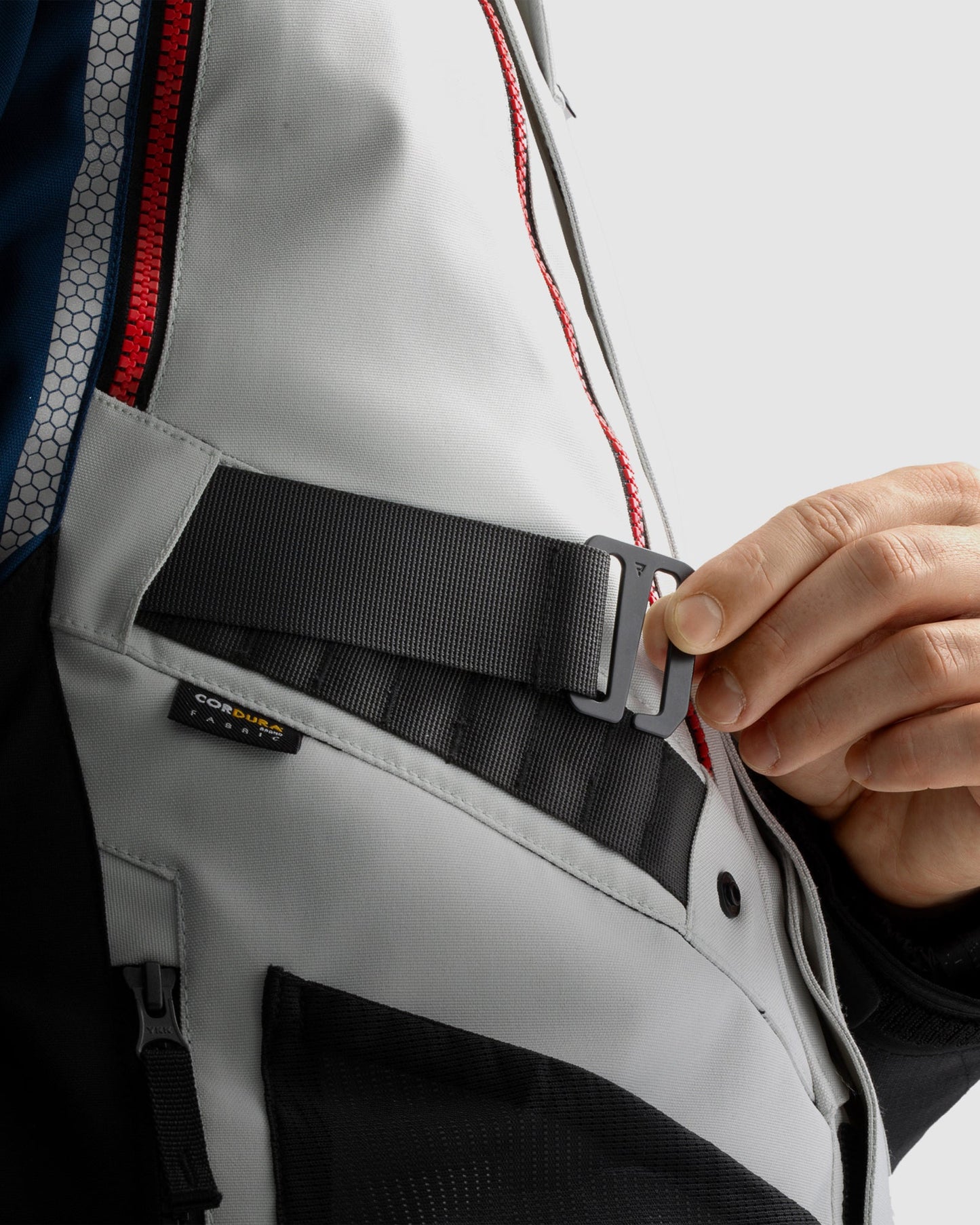 Hardy 3.0 Motorradjacke Grau, Blau, Rot