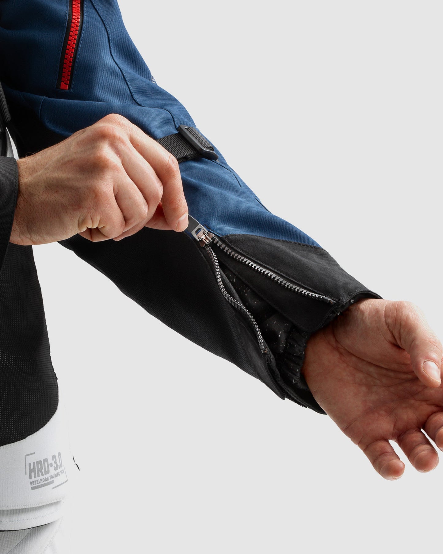 Hardy 3.0 Motorradjacke Grau, Blau, Rot