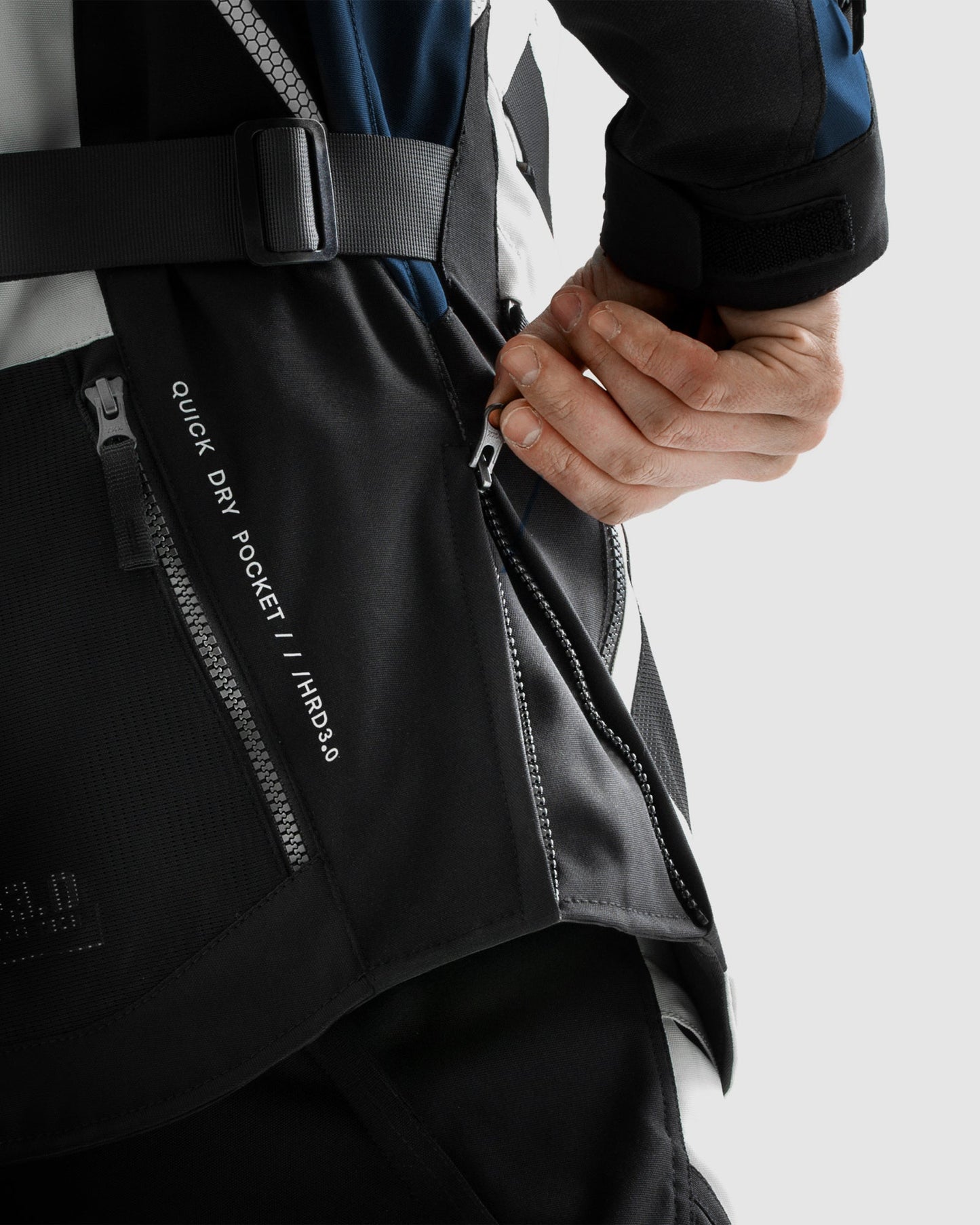 Hardy 3.0 Motorradjacke Grau, Blau, Rot