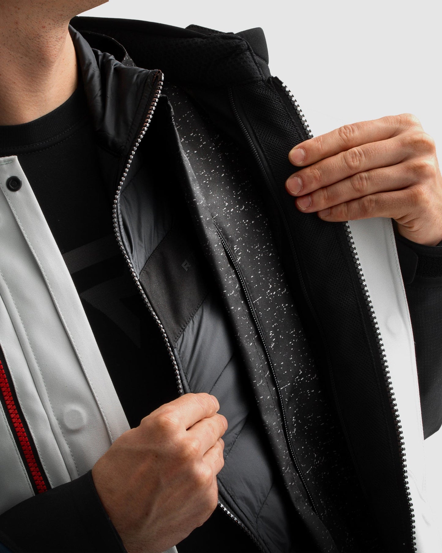 Hardy 3.0 Motorradjacke Grau, Blau, Rot