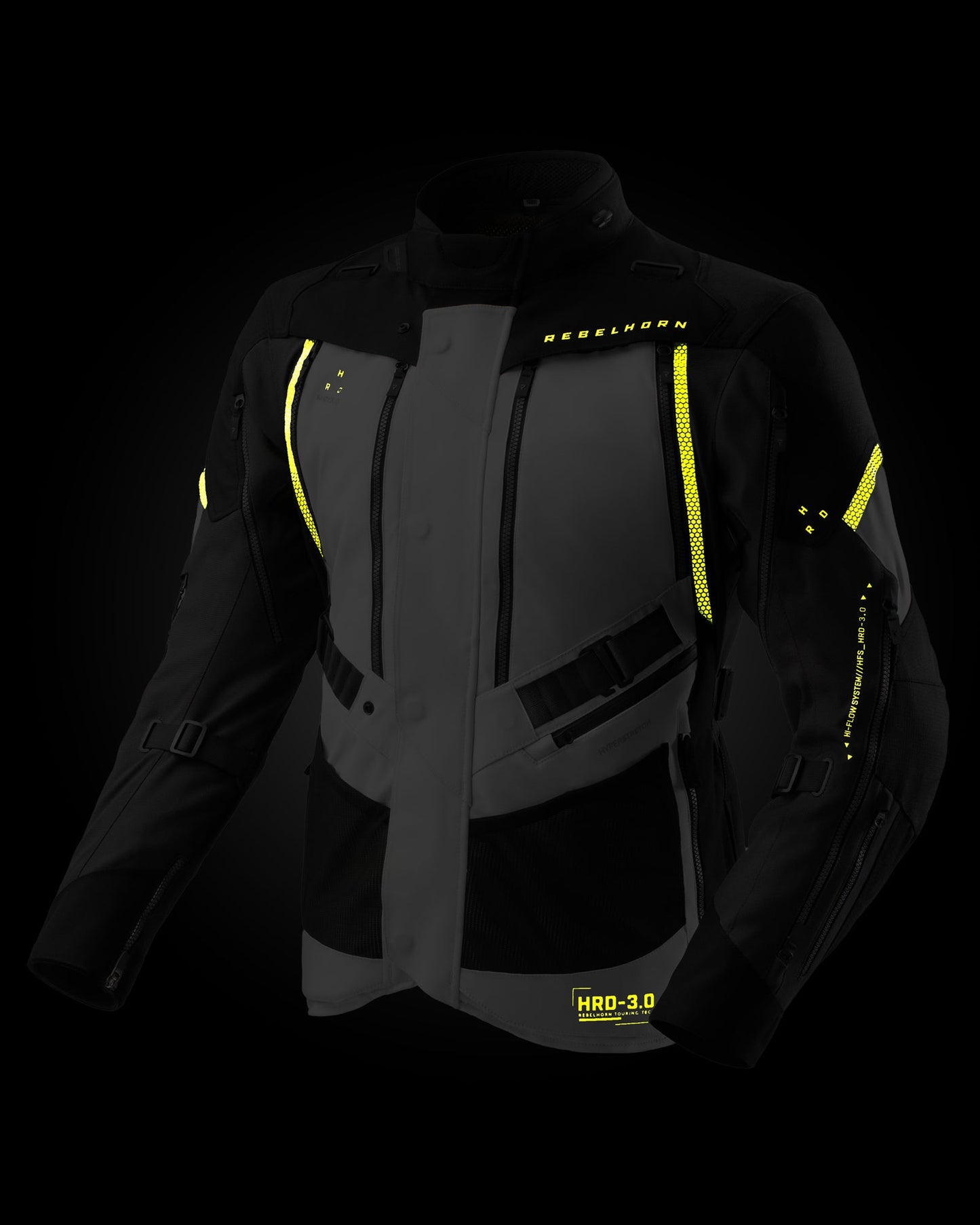 Hardy 3.0 Motorradjacke Grau
