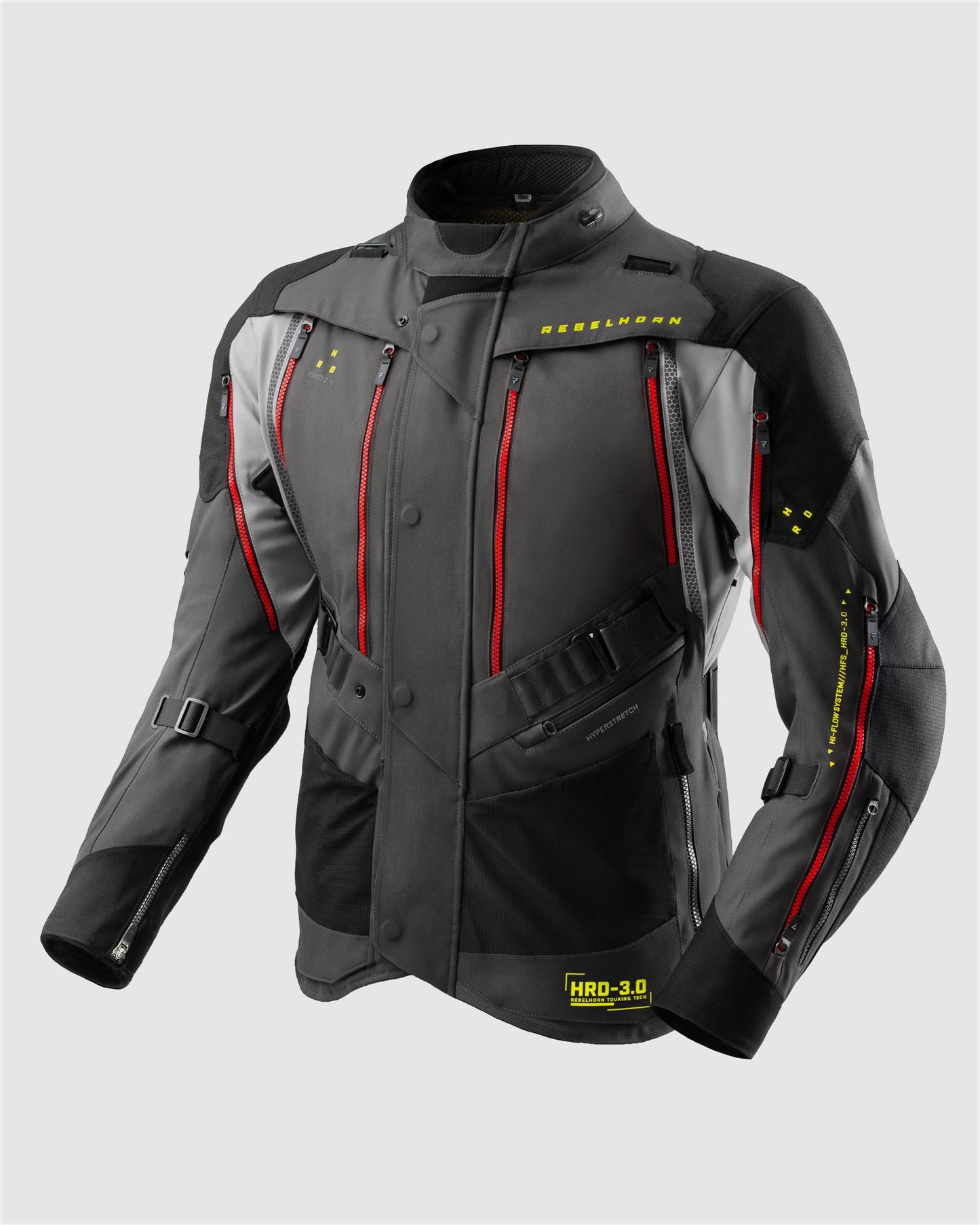 Hardy 3.0 Motorradjacke Anthrazit