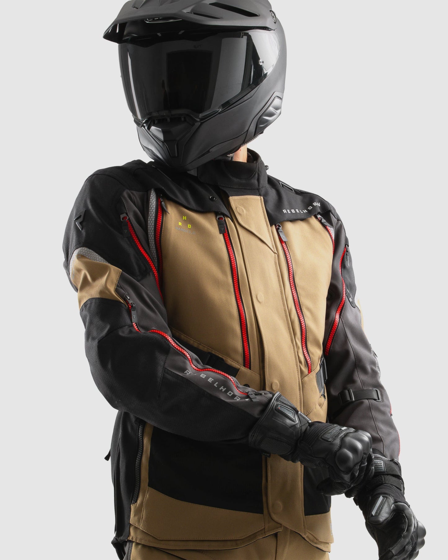 Hardy 3.0 Motorradjacke Sand
