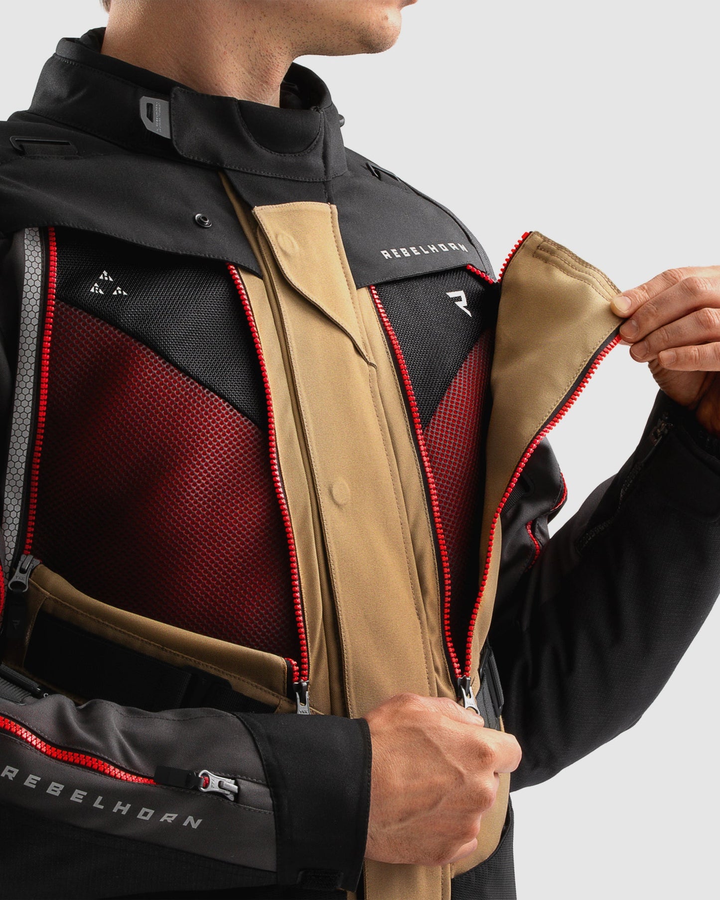 Hardy 3.0 Motorradjacke Sand