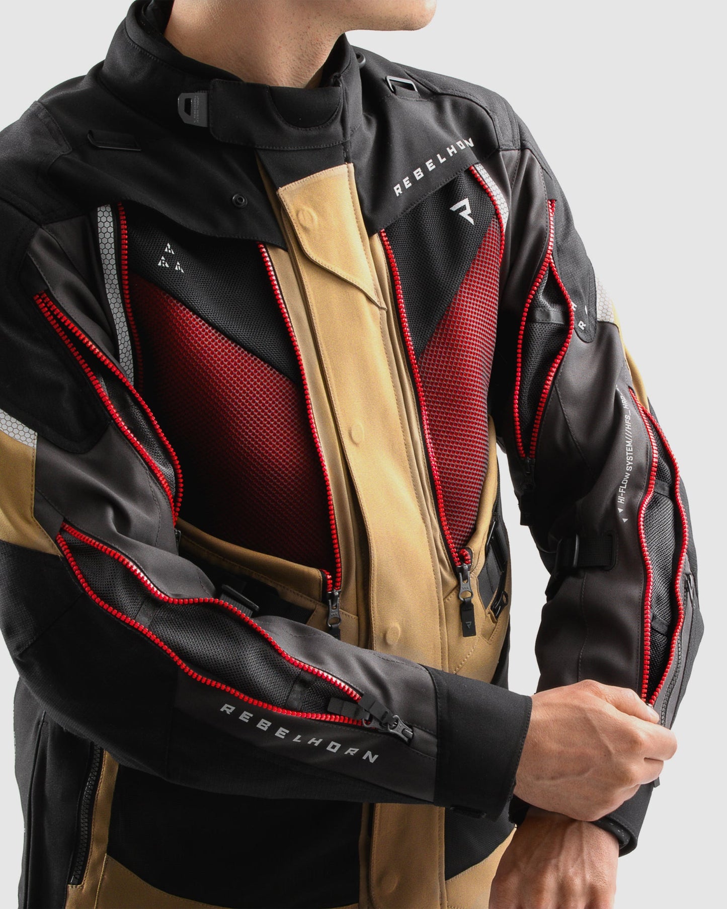 Hardy 3.0 Motorradjacke Sand