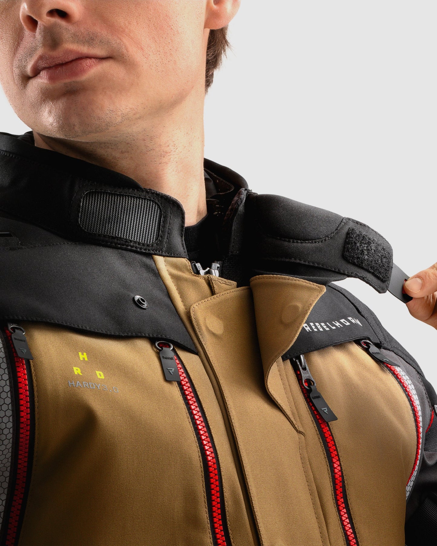 Hardy 3.0 Motorradjacke Sand