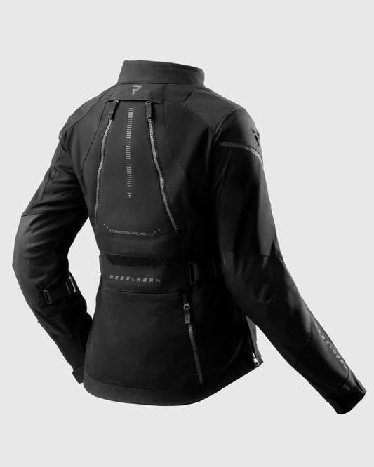 Hardy 3.0 Damen Motorradjacke Schwarz
