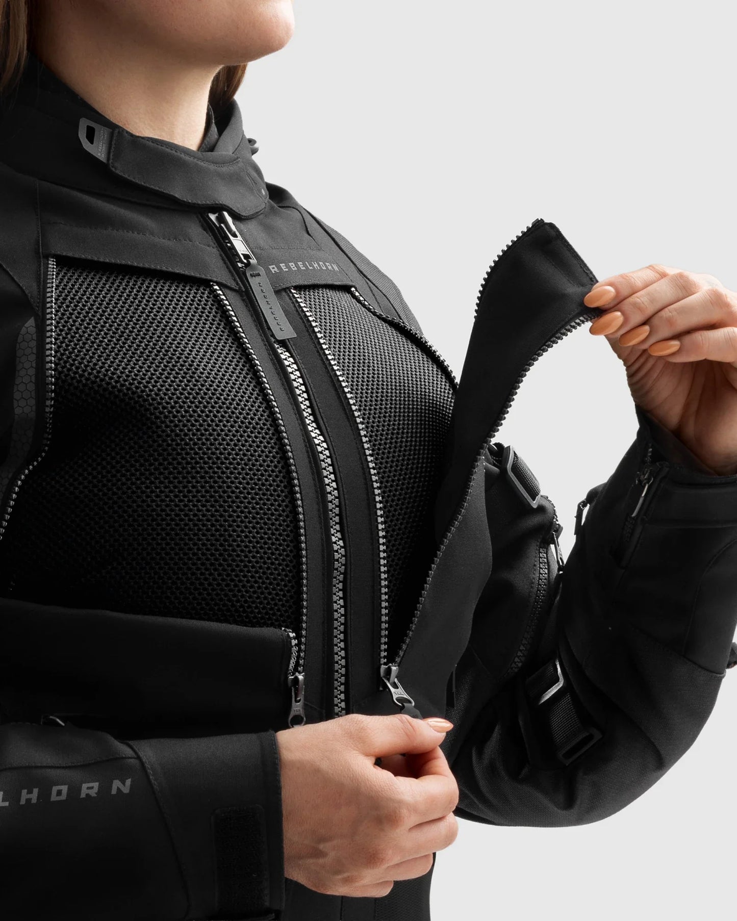 Hardy 3.0 Damen Motorradjacke Schwarz