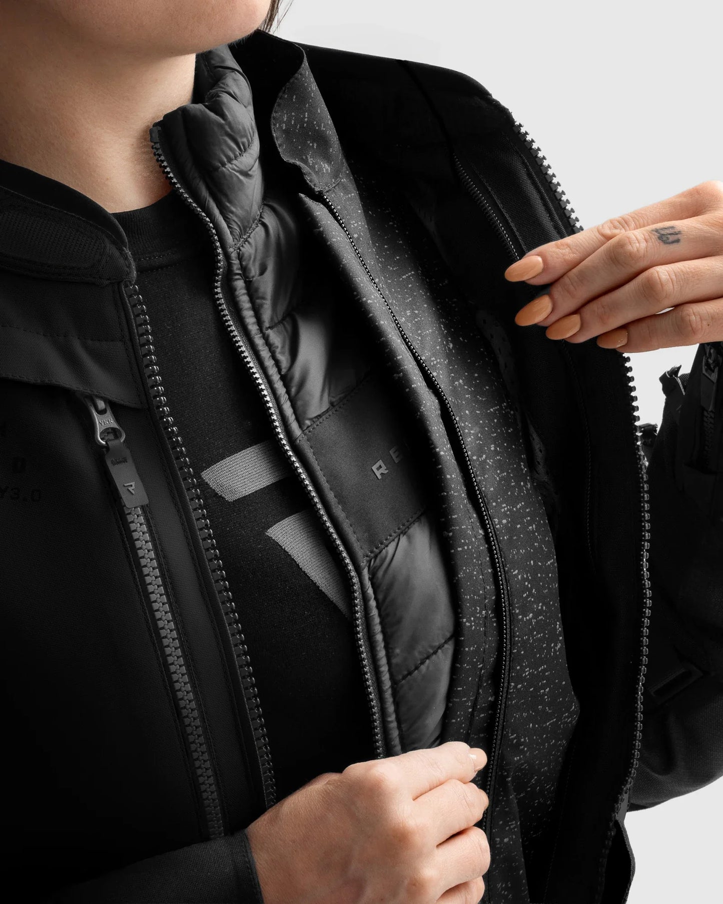 Hardy 3.0 Damen Motorradjacke Schwarz