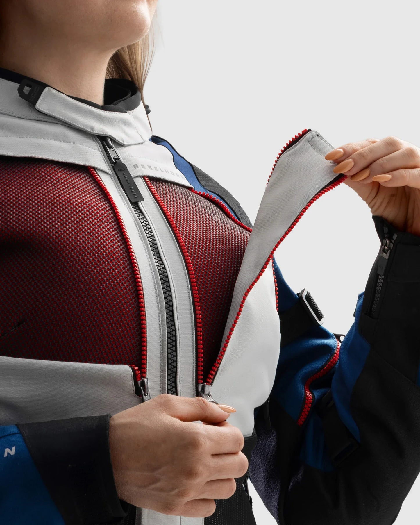 Hardy 3.0 Damen Motorradjacke Blau