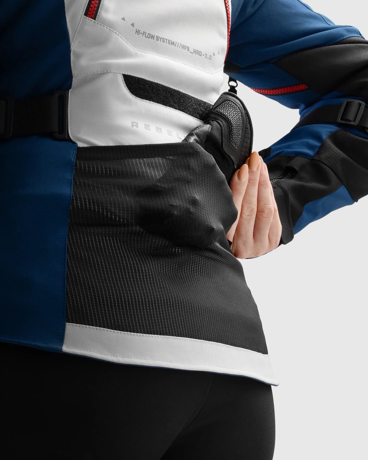 Hardy 3.0 Damen Motorradjacke Blau