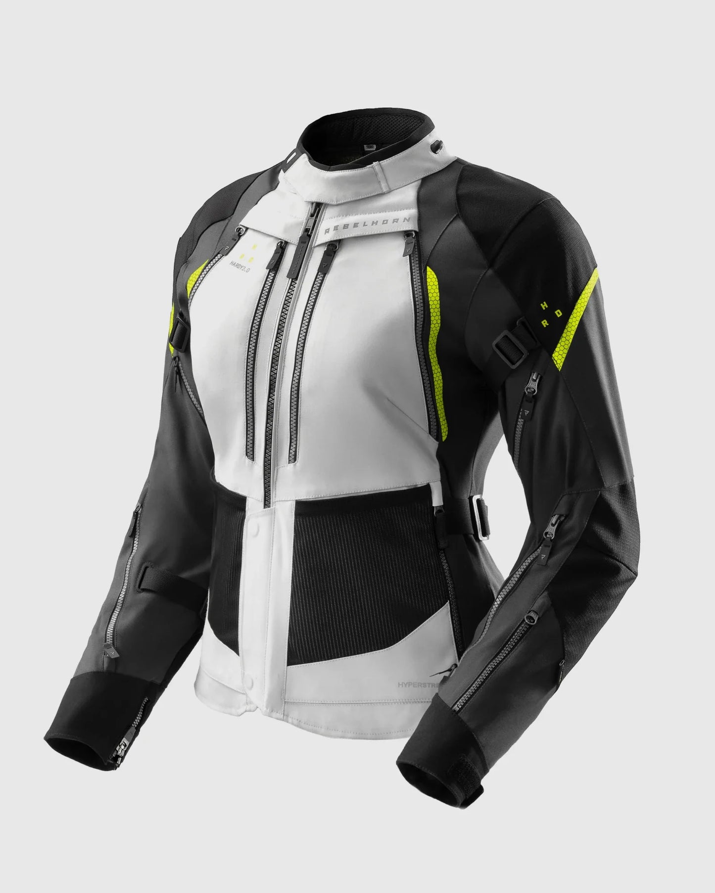 Hardy 3.0 Damen Motorradjacke Grau
