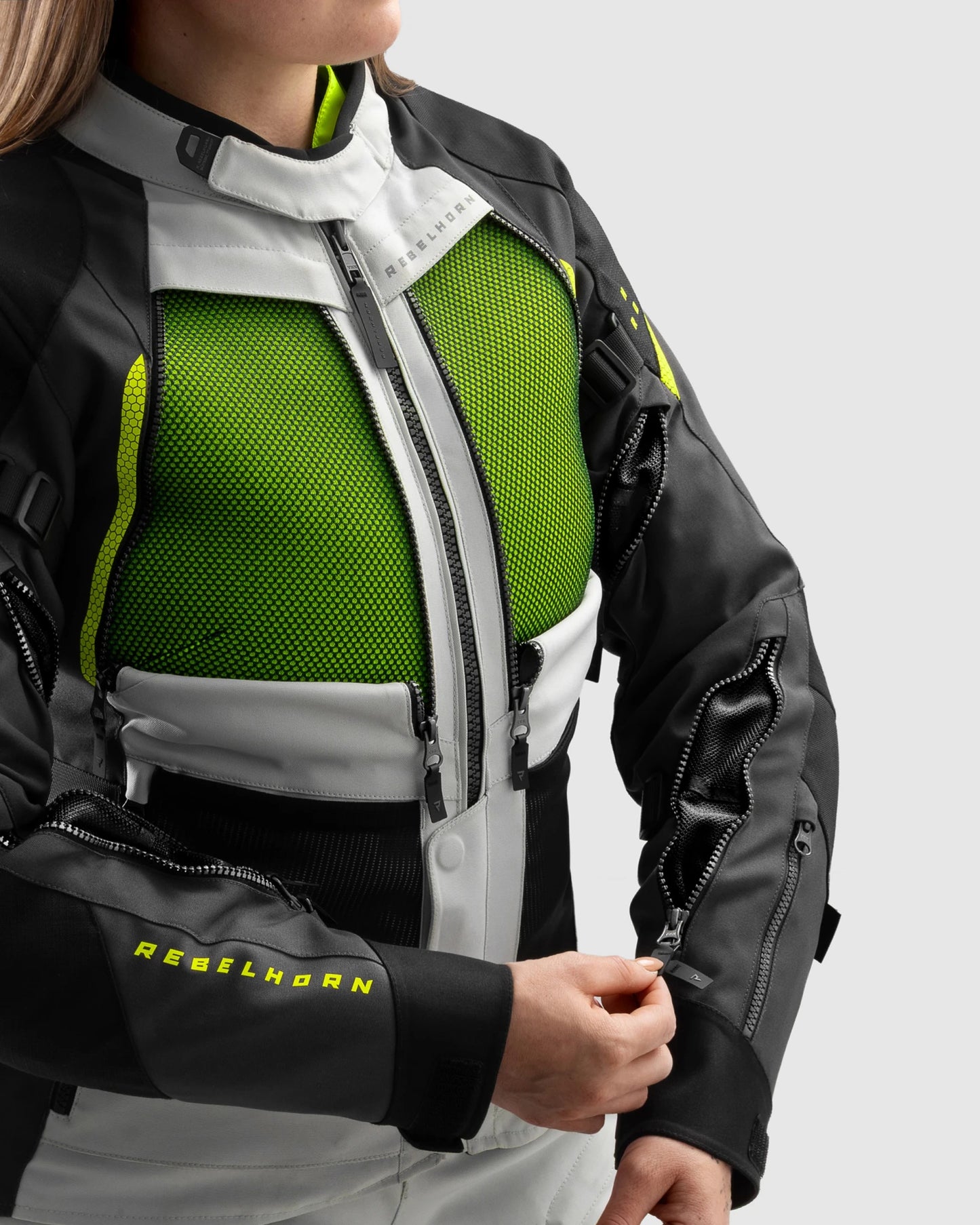 Hardy 3.0 Women's Motorcycle Jacket Grey