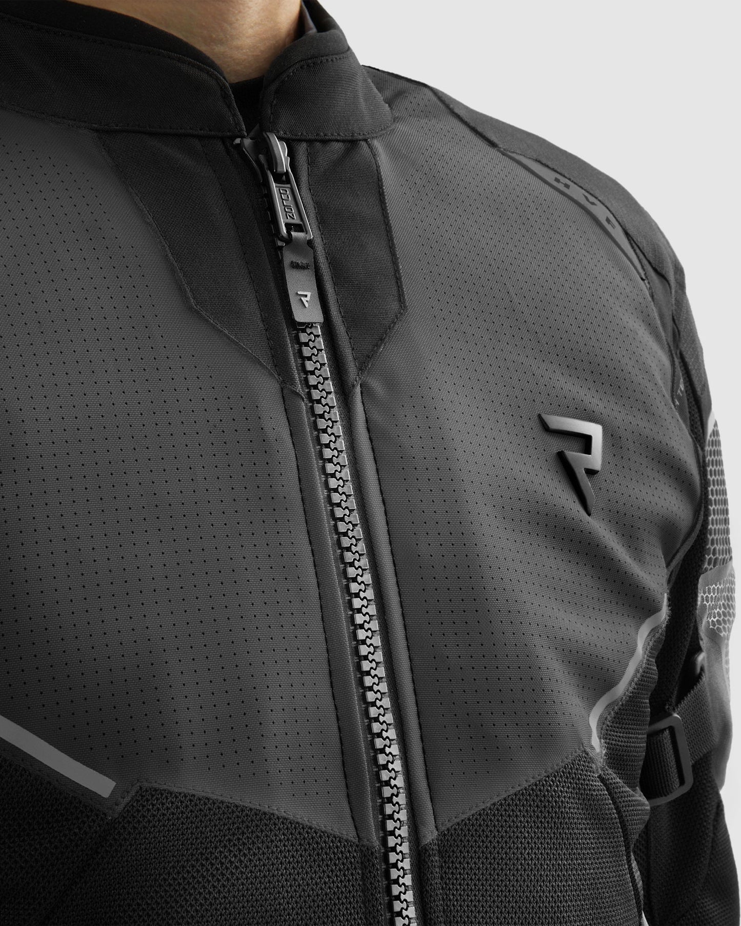 Hiflow V Motorradjacke Schwarz