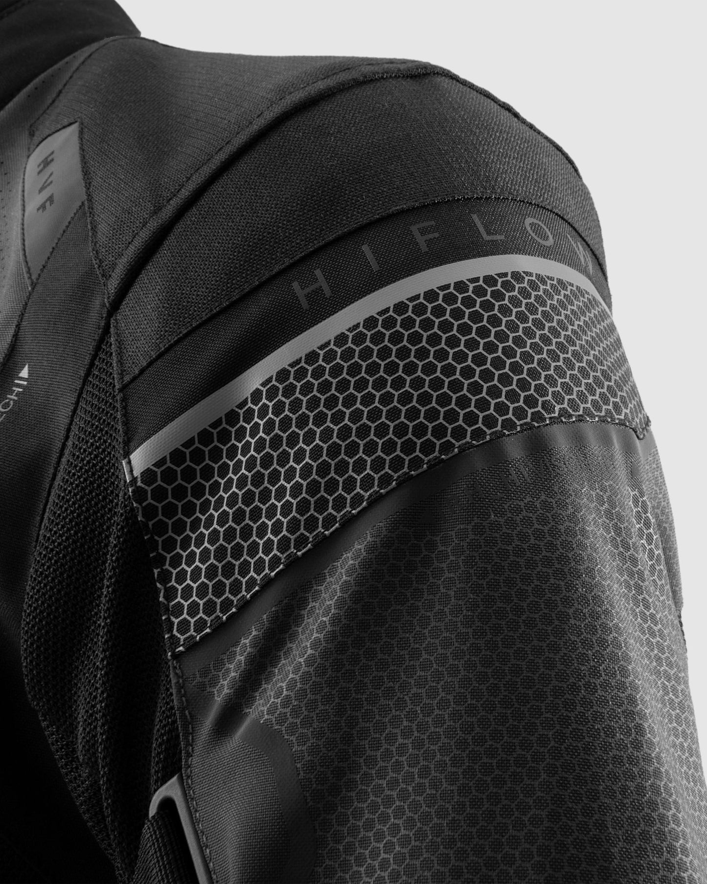 Hiflow V Motorradjacke Schwarz